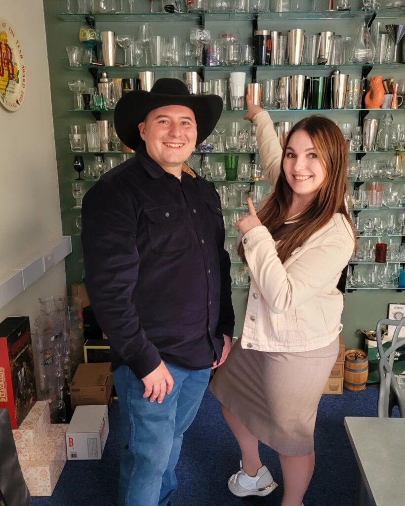 Izzy and Filip Janczak at Urban Bar Office